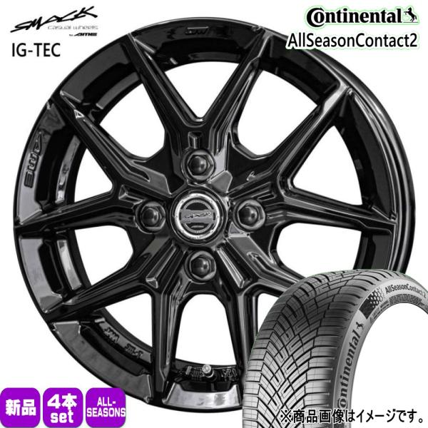 ホンダ GB3/GB4フリード 日産 E13ノート 185/65R15 92V XL コンチネンタル AllSeason2 夏冬兼用 オールシーズンタイヤ SM