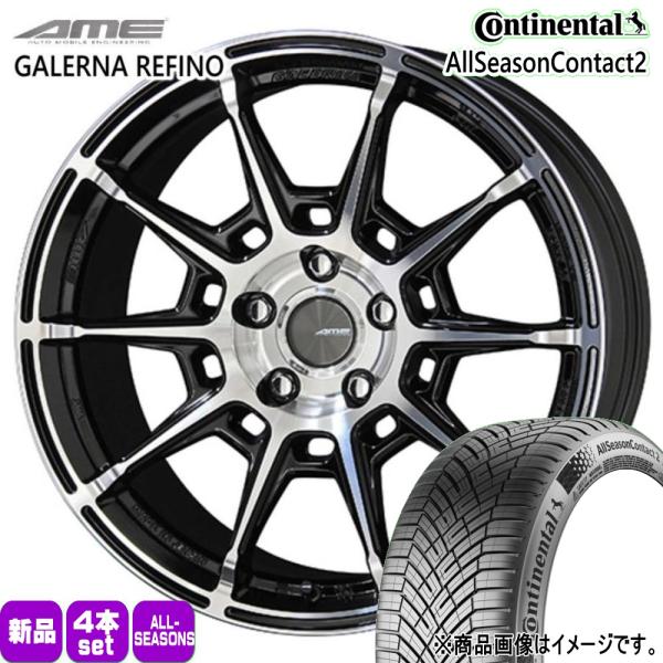 30 50系 プリウス 86 BRZ  215/45R17 91W XL コンチネンタル AllSeason2 夏冬兼用 オールシーズンタイヤ AME REFI