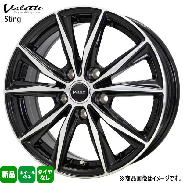 4本セット 90系 ノア ヴォクシー 16×6.0J +40 5/114.3 Valette Sting  新品 16インチ ホイールのみ