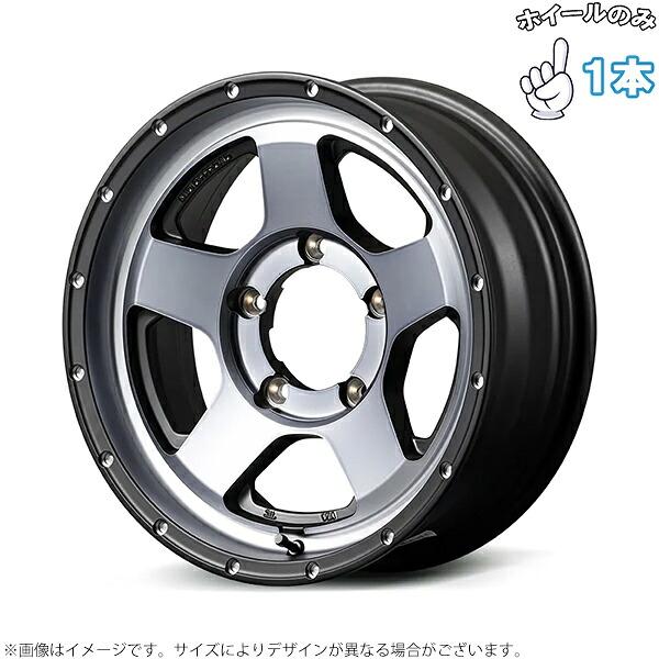 16インチ アルミホイール 5穴114.3 | エムアイディー ナイトロパワー S5 ベクター セミグロススモーク/マシンドフェイス 7J +32 1本