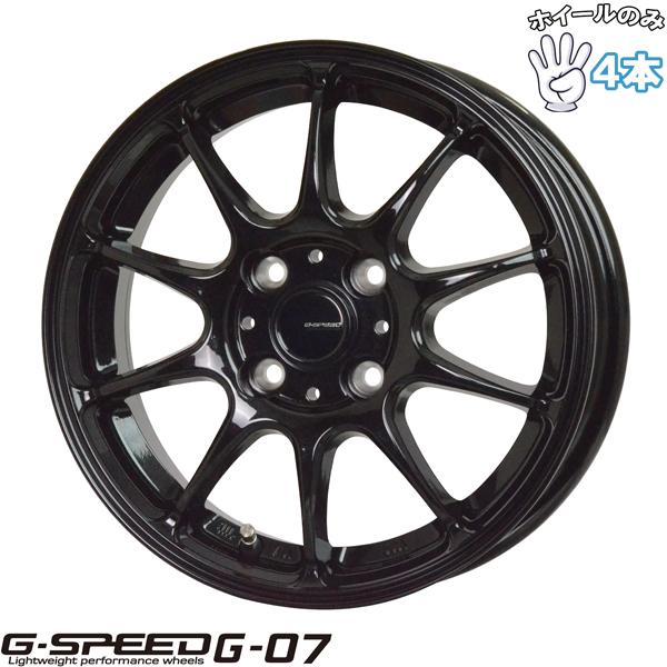 16インチ アルミホイール 4穴 100 Gスピード G07 6J +45 ヤリス  