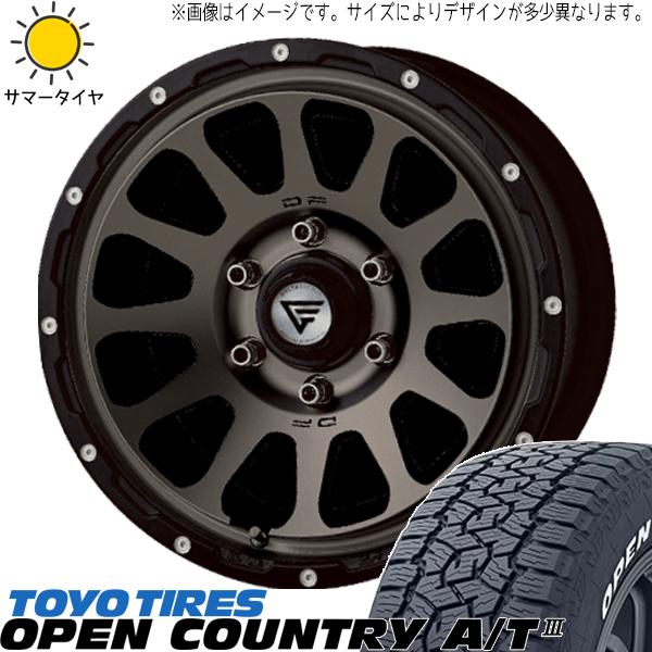ジムニーシエラ JB74 215/70R16 ホイールセット | トーヨー オープンカントリー AT3 &amp; デルタフォース オーバル 16インチ 5穴139.7