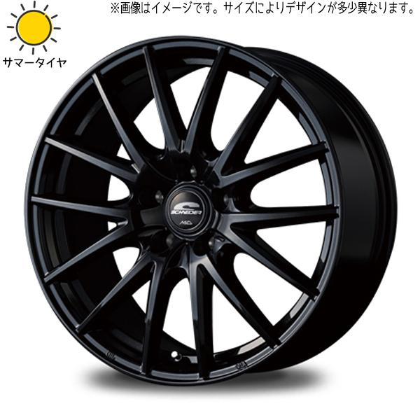 225/60R17 ブラックスポークタイヤセット　シュナイダーホイール 225/60R17 ブラックスポークタイヤセットシュナイダーホイール