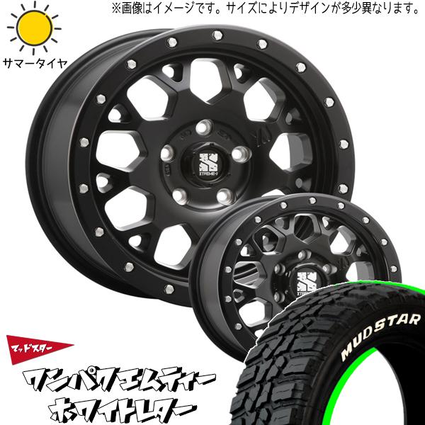 185/85R16 サマータイヤホイールセット パジェロミニ etc (MUDSTAR 