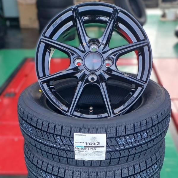 14インチアルミ　スタッドレス付四本のうちの2本②　送料込み tireshopacross_vrx2-1656514-