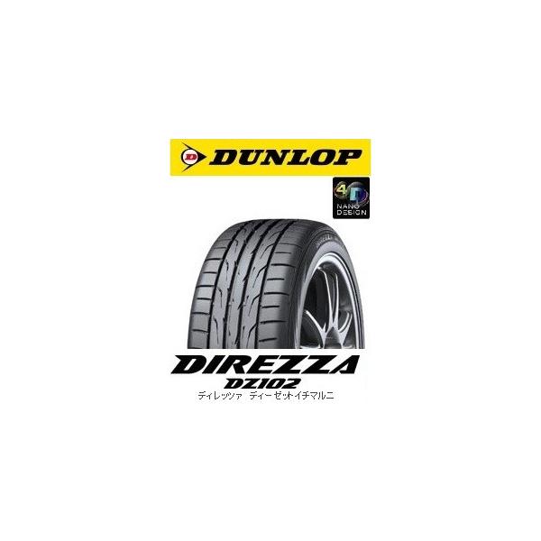 DUNLOP �_�����b�v DIREZZA DZ102 225/40R18 92W �^�C���݂̂P�{���i