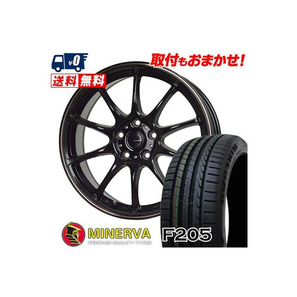 MINERVA 215/35/18 2本 MINERVA 215/35R18 84W XL ミネルバ F205 G-SPEED P-07 サマー