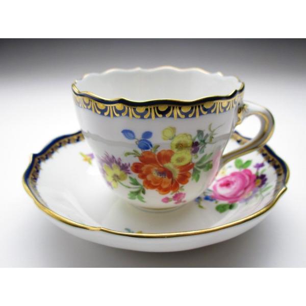 新着 マイセン 5つ花 1級品 カップ&ソーサー (1934-1944) デミタス - 食器