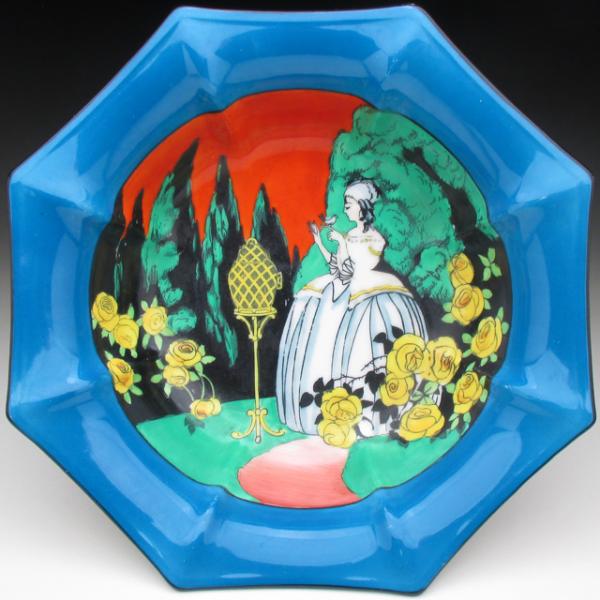 オールドノリタケ ストローリングレディ 多角ボウル 20cm ノリタケ オールドノリタケ ストローリングレディ 多角ボウル 20cm