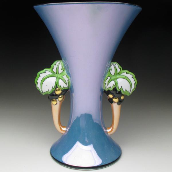 オールドノリタケ ドルフィンハンドル ポピー 花瓶