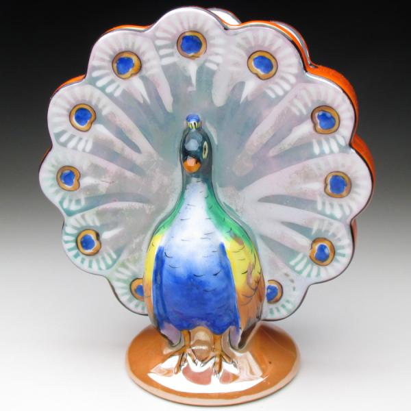 オールドノリタケ 燕フィギュア付 花瓶