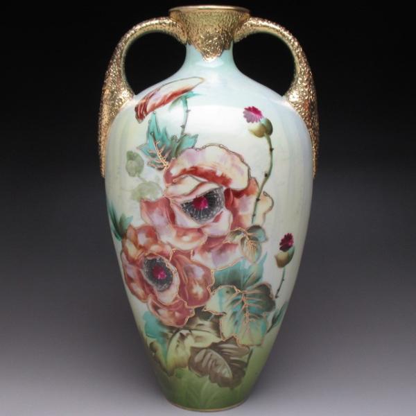 オールドノリタケ 金盛り芥子 ポピー 絵 花瓶 26cm Buyee Buyee 日本の通販商品 オークションの代理入札 代理購入