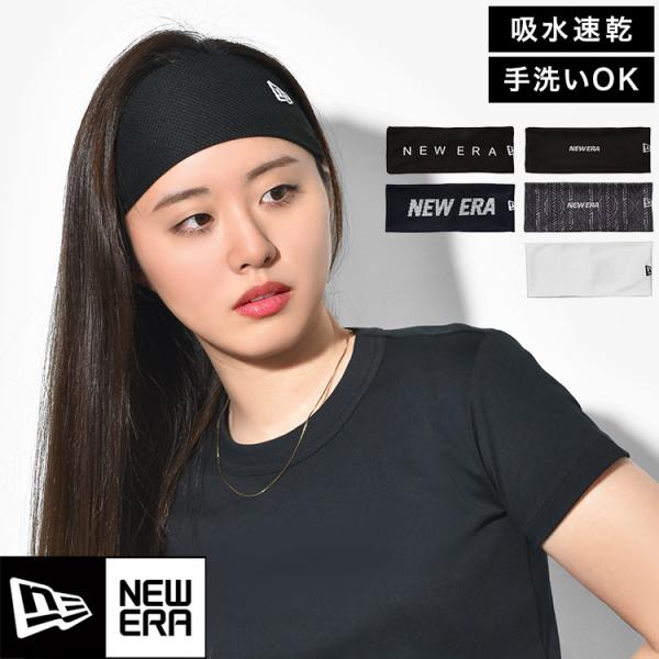 supreme×new era hair band ヘアバンド　黒 SUPREME シュプリーム 18AW New Era Big Logo Headband