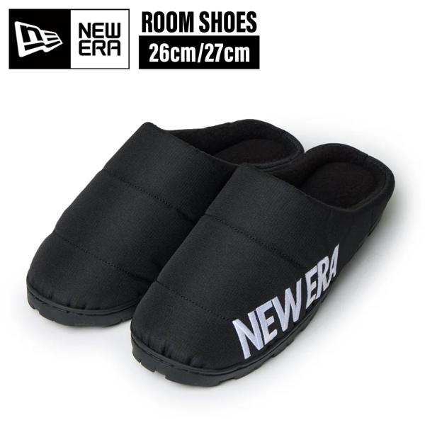 ルームシューズ ニューエラ NEWERA ブランド 14669934 メンズ 秋冬 ルームスリッパ 26 27cm 室内 部屋用 スリッパ 防寒
