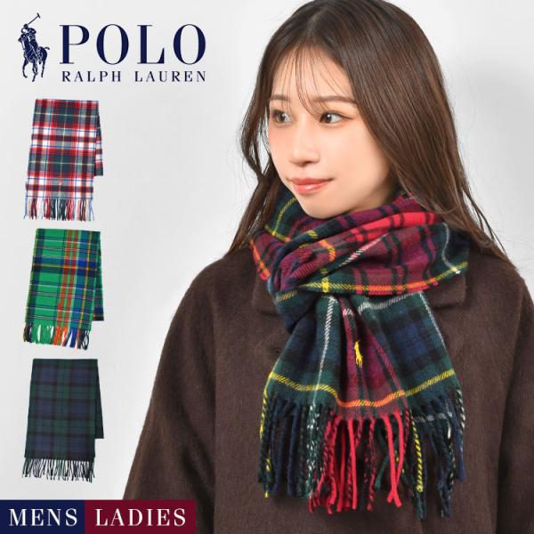 【新品】POLO RALPH LAURENタータンマフラー POLO RALPH LAUREN Ralph Lauren ラルフローレン タータン