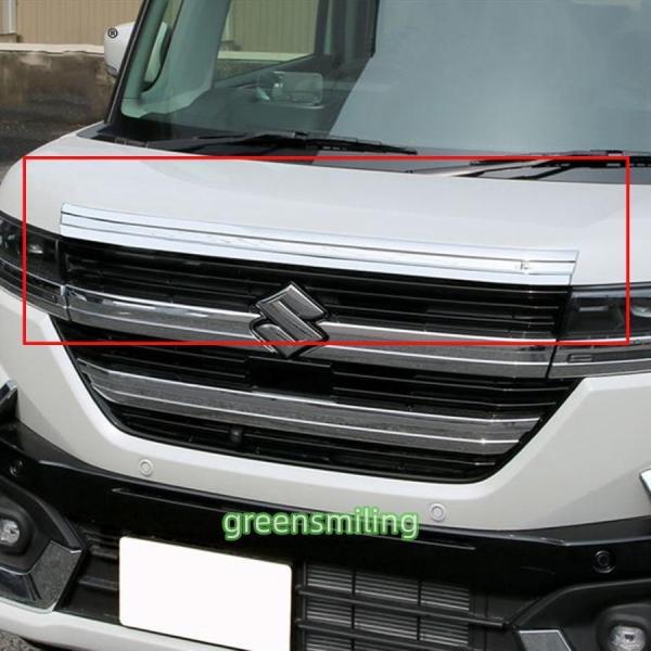 にゃごり　スズキ　スペーシア MK53S　純正ボンネット スペーシアギア MK53S 純正ボンネット クリーム色 （P16-46