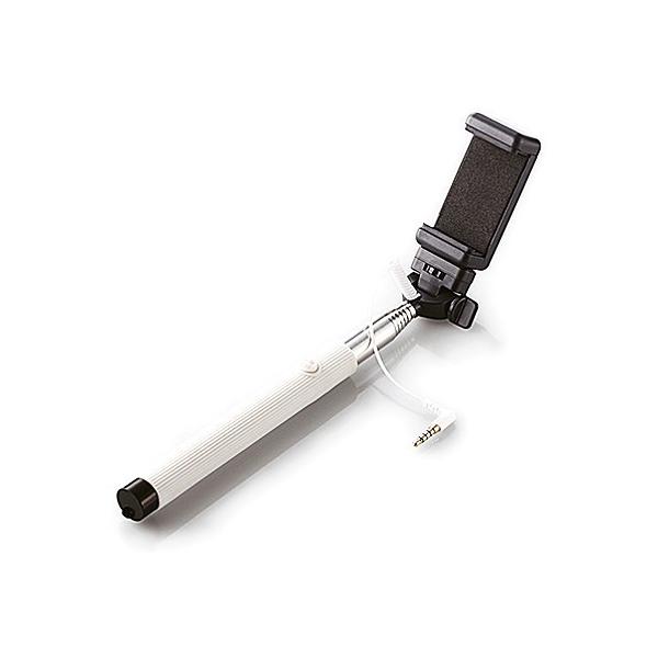 安心のエレコム製 Iphone対応 自撮り棒 Selfie Stick For Iphone ホワイト 設定不要 手元ボタン がワンタッチシャッターのセルカ棒 Buyee Buyee Japanese Proxy Service Buy From Japan Bot Online