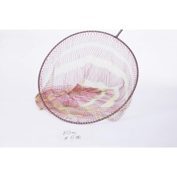 超大物用 チタン ワンピース 玉枠 直径100cm玉枠＋PE10号手編みタモ網 6番色セット 赤 緑 黄色の配色