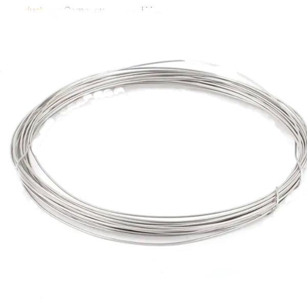 純銀　シルバーワイヤー　0.1mm　1m　品質 99.999%