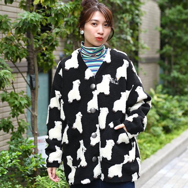 Euro Vintage 中綿入りノーカラーアルパカジャケット Euro Vintage 中綿入りノーカラーアルパカジャケット Euro