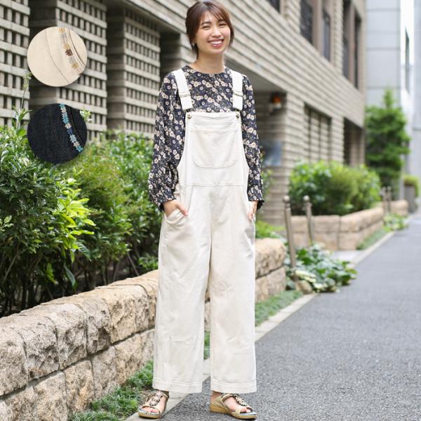 チチカカ デニムサロペットパンツ オーバーオール