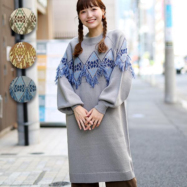 インポートシビラ⭐︎アルパカニットワンピース 七分袖 オリーブグリーン インポートシビラ⭐︎アルパカニットワンピース 七分袖 オリーブグリーン