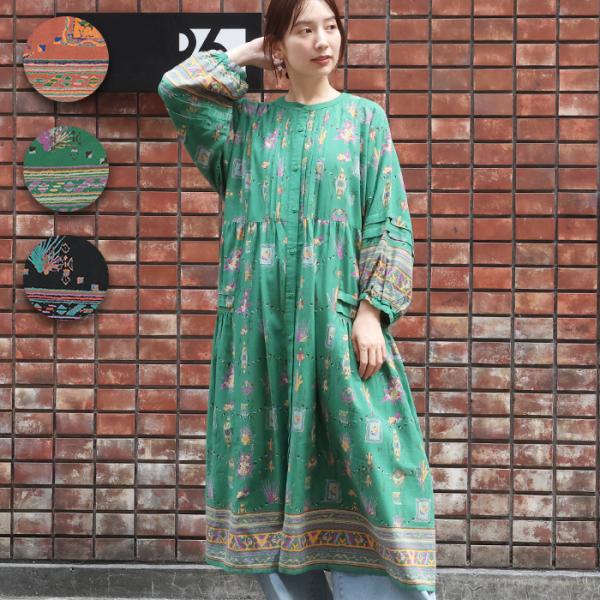 新品/ツモリチサト/クレプリ/ワンピースカーディガン　ブラック/楊柳プリーツ　M 新品/ツモリチサト/クレプリ/ワンピースカーディガン ブラック