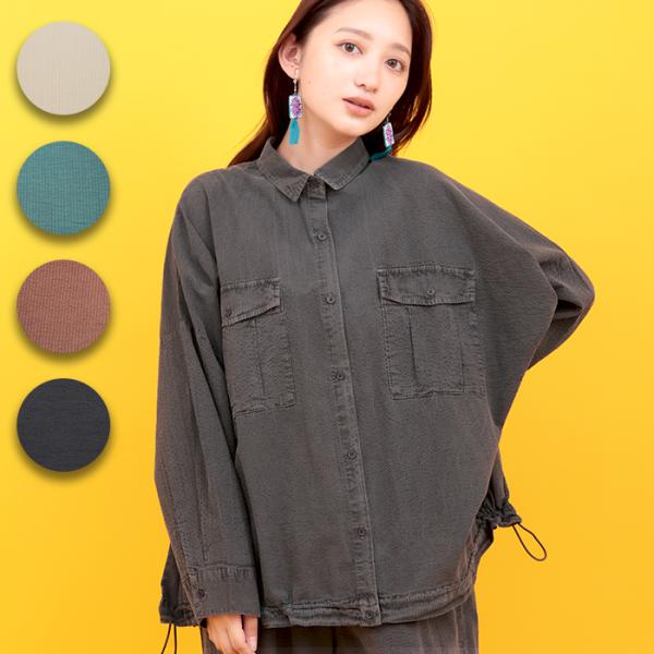 チチカカ（TITICACA） Orale! シアサッカーピグメントシャツ ／ シャツ