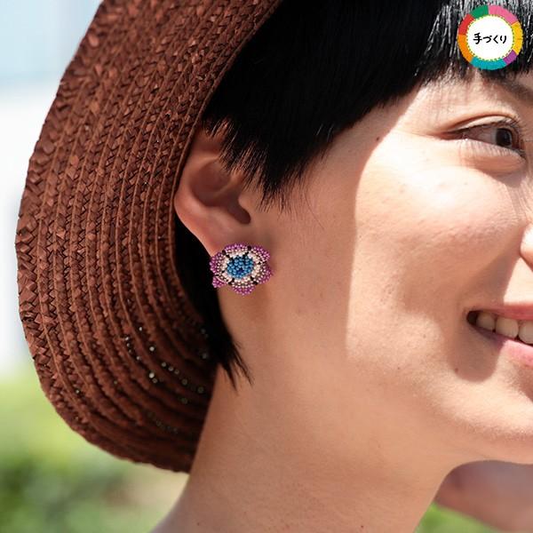 ピアス レディース 秋 冬 夏 春 スタッドピアス キャッチ アクセサリー イヤリング 花 ビーズ 大ぶり ウィチョールビーズアート サークルピアスm Zhsmcc8722 Zhsmcc8722 チチカカ Yahoo 店 通販 Yahoo ショッピング