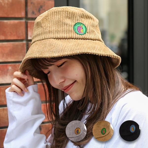 バケットハット 帽子 レディース 春 秋冬 コーデュロイ シンプル ワンポイント ワッペン メキシコ 調節可能 カジュアル コーデュロイバケットハット Zkwcba7003 チチカカ Paypayモール店 通販 Paypayモール