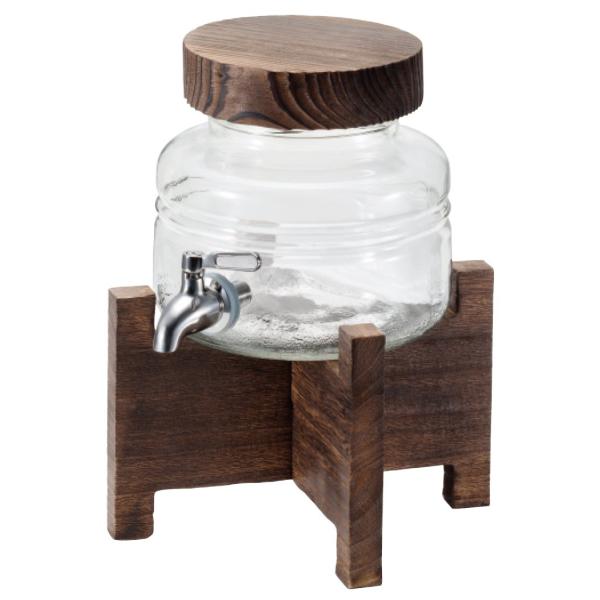 【商品名】　アデリア 酒器 焼酎サーバー 焼酎三昧サーバー 2L ステンレス製コック 日本製 8633 【商品説明】　・容量:2000ml・本体サイズ:最大径約23.5(口径11.2)×高さ17.5cm・生産国:日本・素材・材質:ガラス/コ...