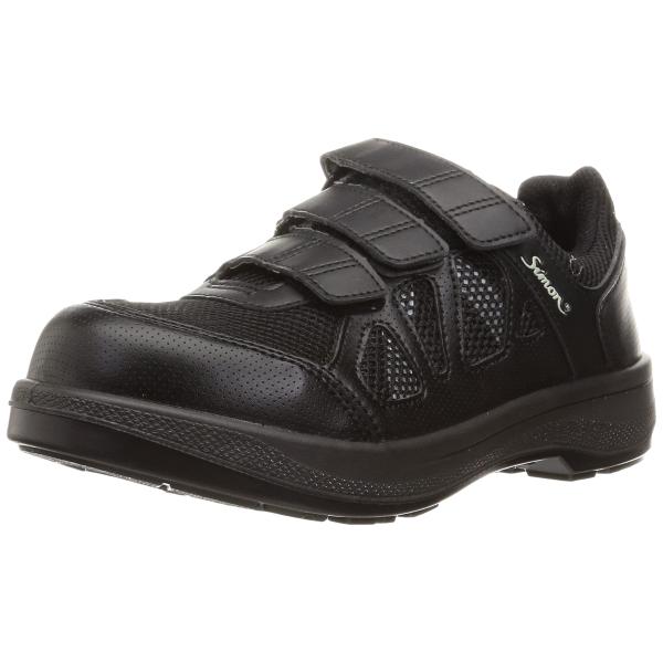 シモン 安全作業靴 JSAA規格 短靴 プロスニーカー 耐滑 先芯 作業靴 マジックテープ 8918 ブラック 23.0 cm 3E シモン 安全作業靴 JSAA規格 短靴 プロスニーカー 耐滑 先芯 作業靴