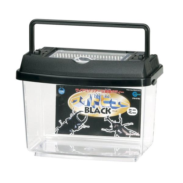 【商品名】　インセクトランド プラケースワイドビュー ブラック ミニ 【商品説明】　・原産国:中華人民共和国・本体サイズ (幅X奥行X高さ) :18.5×11.7×13.7cm・本体重量:170g 【サイズ】　高さ : 12.50 cm　横...
