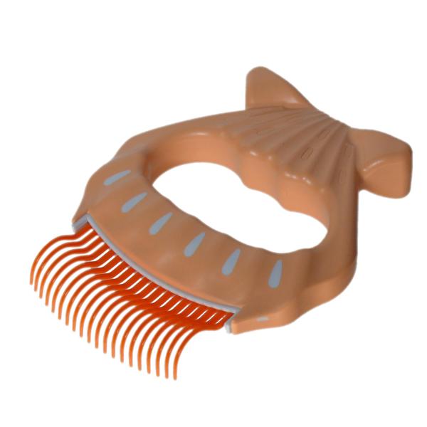 【商品名】　ディアトリベー 犬 猫 用 くし ピロコーム(R) ながめ E3 日本製 ペット用 【商品説明】　・本体サイズ (幅X奥行X高さ) :7×10×10cm・本体重量:0.05kg 【サイズ】　高さ : 2.10 cm　横幅 : 1...