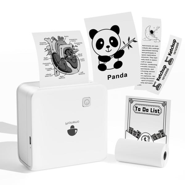 【商品名】　Phomemo M02 Pro 300DPI スマホ対応 サーマルプリンター モバイルプリンター ポータブル式 ミフォトプリンタ メモプリン 【商品説明】　・300dpi解像度サーマルプリンター：新しい写真とテキストの印刷エクス...