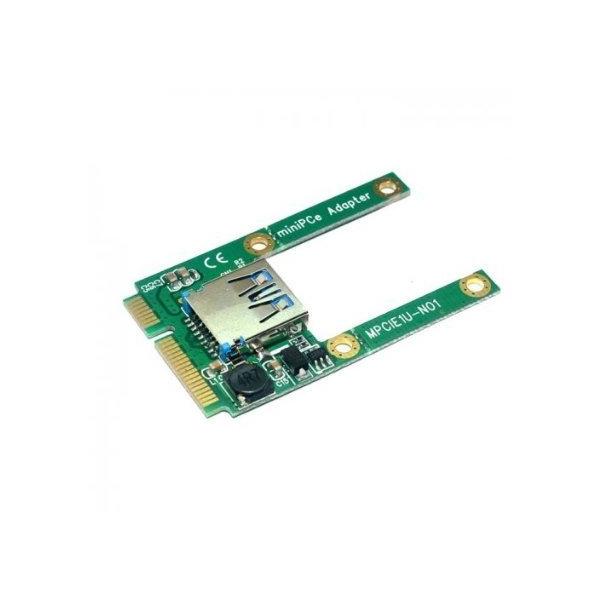 【商品名】　Mini PCI-E→USB2.0 変換アダプター 【商品説明】　・USB無線マウス用レシーバ、USB Bluetoothアダプター、USB無線LAN/WiFiアダプター、USBフラッシュメモリ、USBカードリーダー(micor...