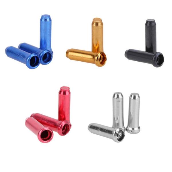【商品名】　Saipor 180個 自転車用 シフター ブレーキ ケーブル チップ キャップ エンド クリンプ ロードバイクとマウンテンバイク用 【商品説明】　・あなたが得ることができるパッケージ：合計180個、銀100個を含む、各色20個...