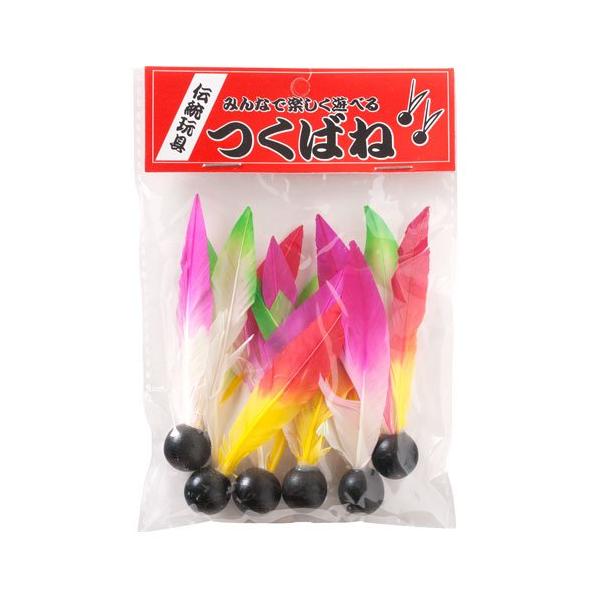 【商品名】　羽子板羽根「つくばね」6個入｜upup7 【商品説明】　 【サイズ】　高さ : 2.30 cm　横幅 : 9.70 cm　奥行 : 13.10 cm　重量 : 10.0 g　※梱包時のサイズとなります。商品自体のサイズではござい...