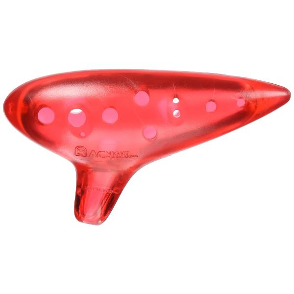 【商品名】　NIGHT ナイト オカリナ プラスチック製 アルトC調 Pla Ocarina AC レッド 【商品説明】　・アルトC調 / カラー:レッド・サイズ:40 x 135 x 90 mm・メーカー側の意匠変更により、予告なく外観上...