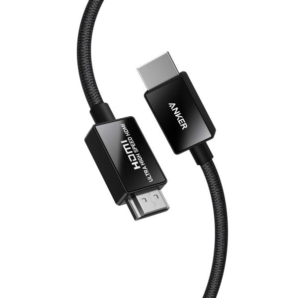 他サイト： Anker Ultra High Speed HDMI ケーブル HDMI 2.1 8K(60Hz) 4K(120Hz) 48Gbps Dyの商品画像