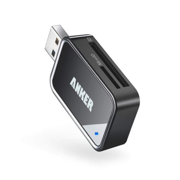 他サイト： Anker 2-in-1 USB 3.0 ポータブルカードリーダーmicroSDXC / microSDHC / microSD / MMCの商品画像