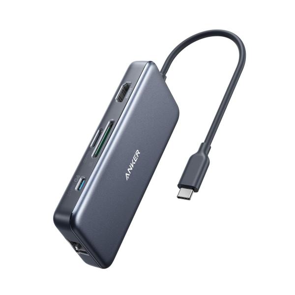 他サイト： Anker PowerExpand+ 7-in-1 USB-C PD イーサネット ハブ 4K対応HDMI出力ポート 60W Power Dの商品画像