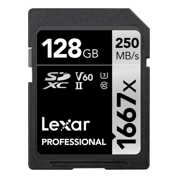 他サイト： Original Lexar 1667x V60 250MB/s Flash Memory sd cards 64gb 128GB UHS-の商品画像