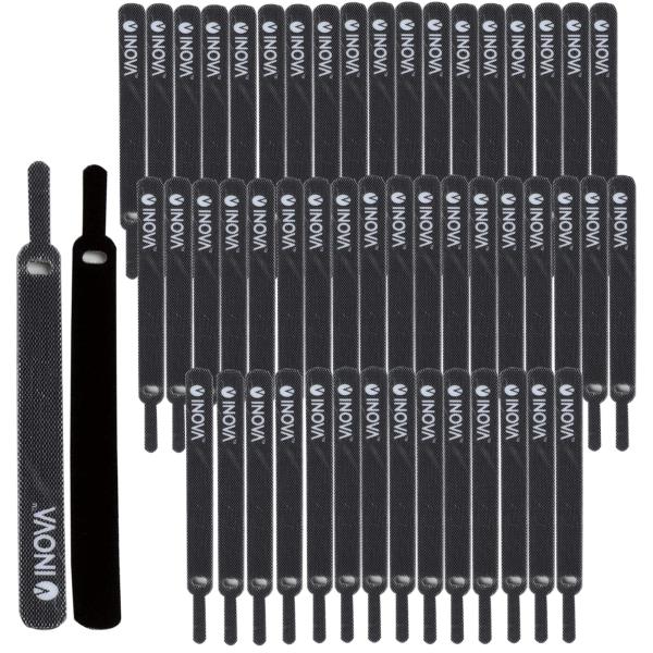 他サイト： INOVA イノバ ケーブルバンド 14.5×1.2cm 配線 コード ケーブルまとめ バンド 3R SYSTEMS 50本セット 黒 (ブの商品画像