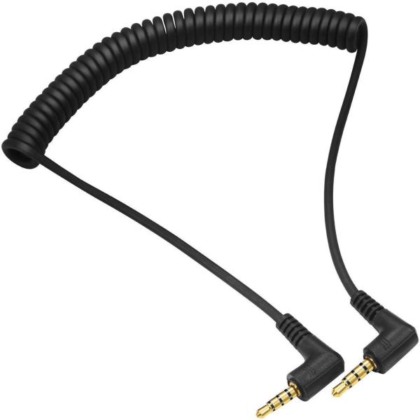 他サイト： 便利な変換ケーブル＃63 by WYVERN AUDIO 4極 L型3.5mm ⇔ 4極 L型3.5mm オス⇔オス ステレオミニプラグ カの商品画像