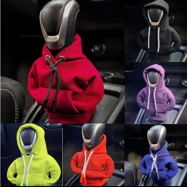 シフトノブカバー シフトカバー シフトレバー ギアカバー ギアシフトノブ パーカー ギヤ カバー 保護カバー 車内 装飾 汚れ防止 可愛い