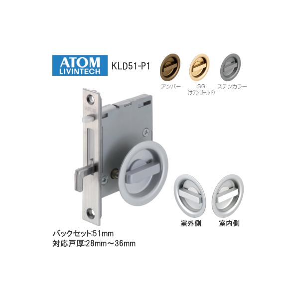 P[X KLD51-P1  ʃT^[ ˌ28mm`36mm obNZbg51mm   ˏ  T^[^Cv ATOM AgrebN