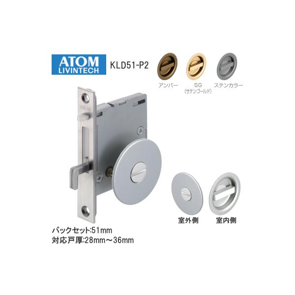 P[X KLD51-P2 Ԏd؏ ˌ28mm`36mm obNZbg51mm   ˏ T^[^Cv ATOM AgrebN