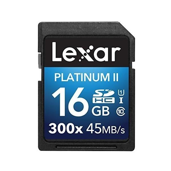 LAXAR メモリー16GB　一枚 メモリーカード Lexar 16GB 300倍速 45mb/s SDHC Class10 UHS-I 送料