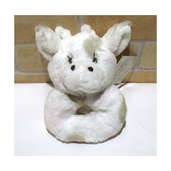 大きめのラトル(にぎにぎ)。ふわふわ、ぬいぐるみ感たっぷり!振ると鈴の音がチリンチリン…■商品サイズ(約)11cmｘ16cm、厚さ7cm ■商品素材:ポリエステル、他【ベビー,出産祝い,赤ちゃん,お祝い,動物,トイ.オモチャ,おもちゃ】